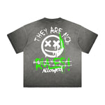 Heavyweight Washed Graffiti Graphic Tee