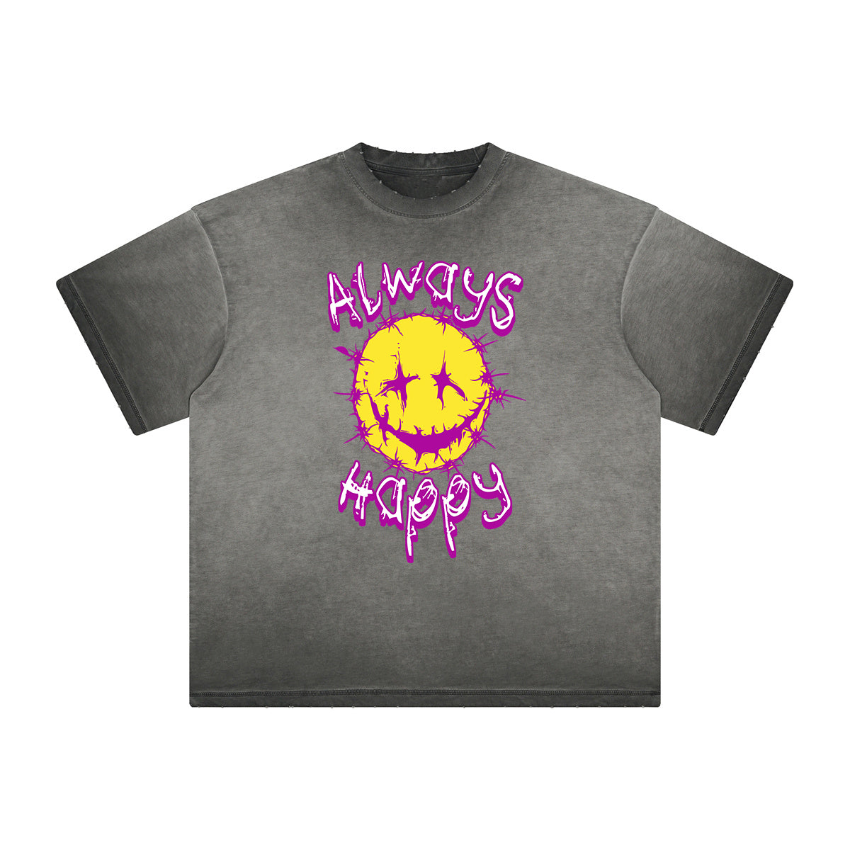 Heavyweight Washed Graffiti Graphic Tee