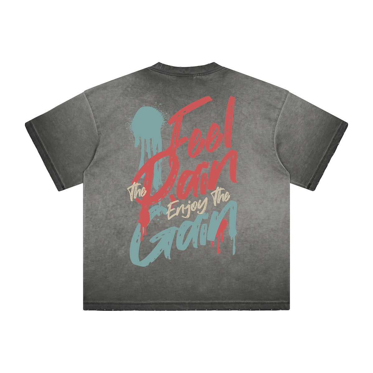 Heavyweight Washed Graffiti Graphic Tee