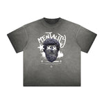 Thick Faded Abstract Graphic T-Shirt