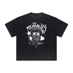 Vintage Frayed Abstract Graphic Tee