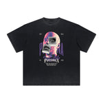 Vintage Frayed Abstract Graphic Tee