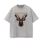 Washed Cotton Abstract Graphic Tee