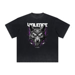 Vintage Frayed Abstract Graphic Tee