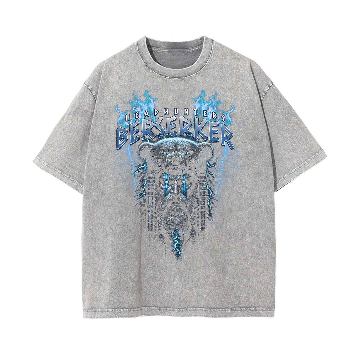 Washed Cotton Abstract Graphic Tee