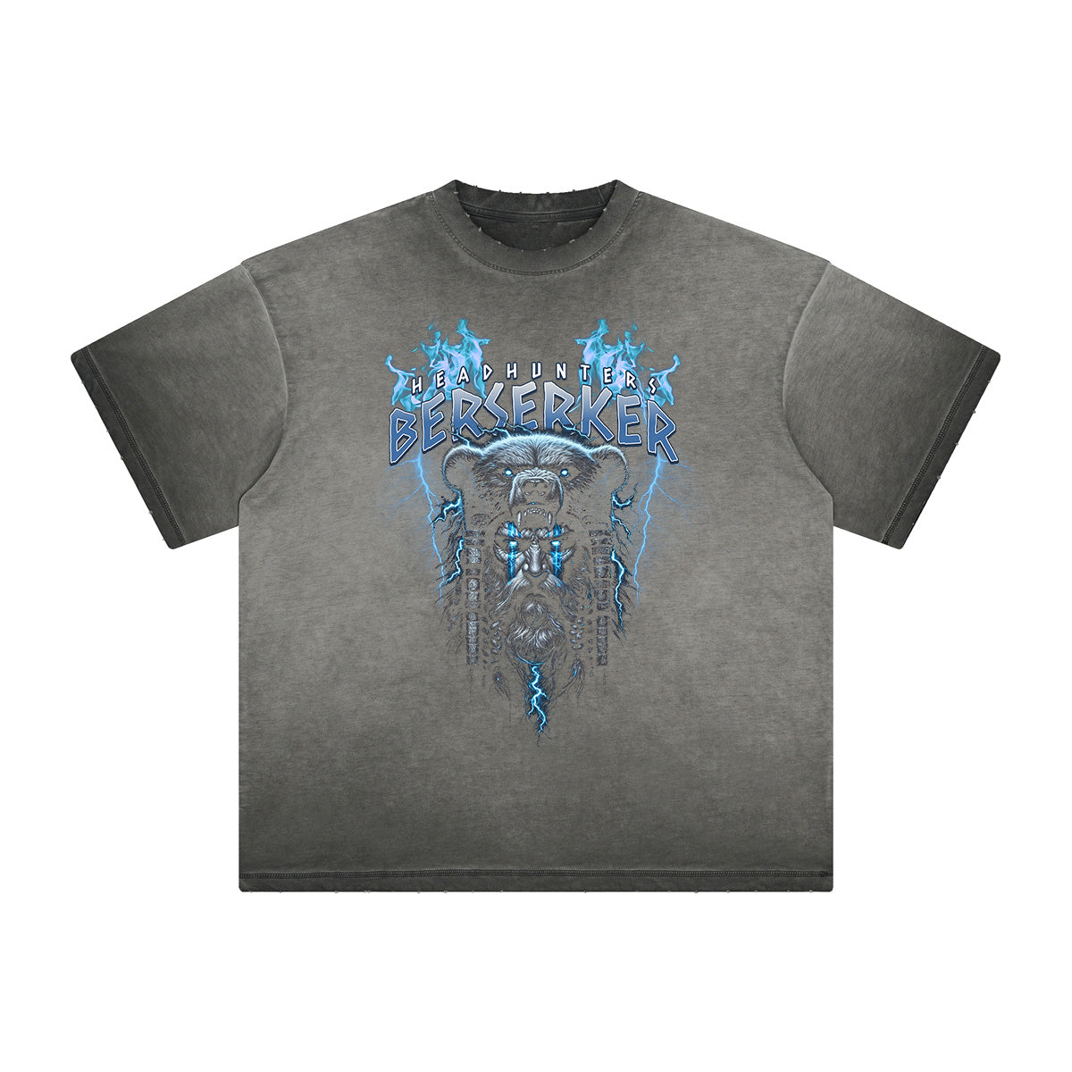 Thick Faded Abstract Graphic T-Shirt