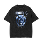 Stone Wash Abstract Graphic Art T-Shirt