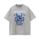 Washed Cotton Abstract Graphic Tee