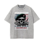 Washed Cotton Abstract Graphic Tee