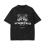 Stone Wash Abstract Graphic Art T-Shirt