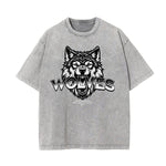 Washed Cotton Abstract Graphic Tee