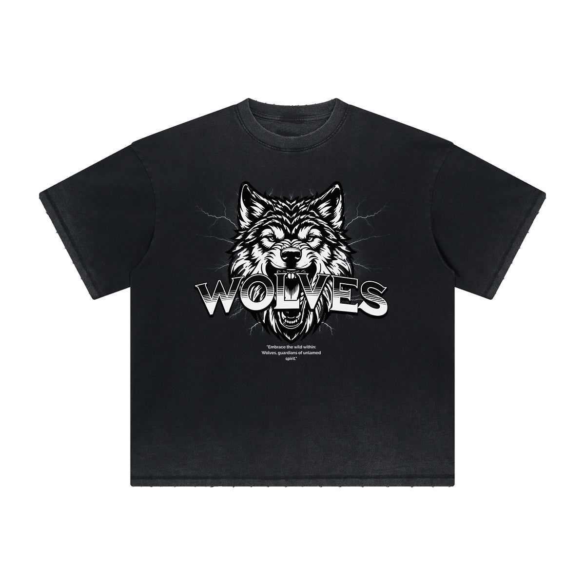 Vintage Frayed Abstract Graphic Tee