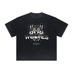 Vintage Frayed Abstract Graphic Tee