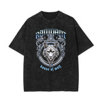 Stone Wash Abstract Graphic Art T-Shirt