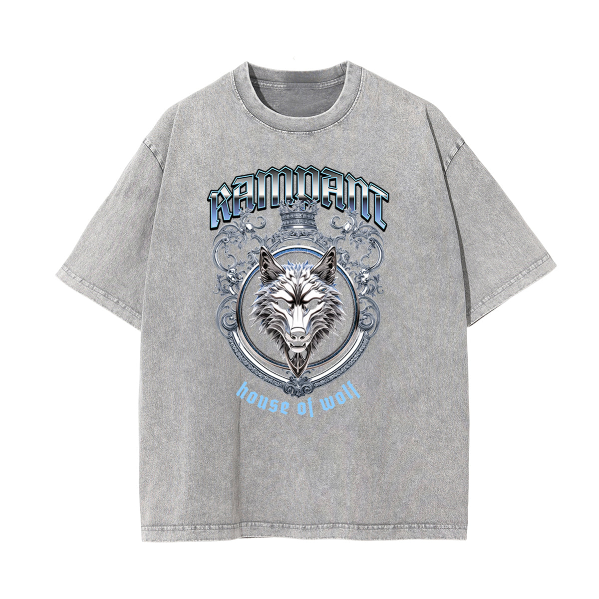 Washed Cotton Abstract Graphic Tee