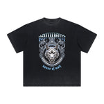 Vintage Frayed Abstract Graphic Tee