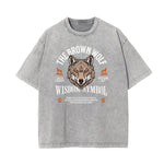 Washed Guardian Graphic Cotton Tee