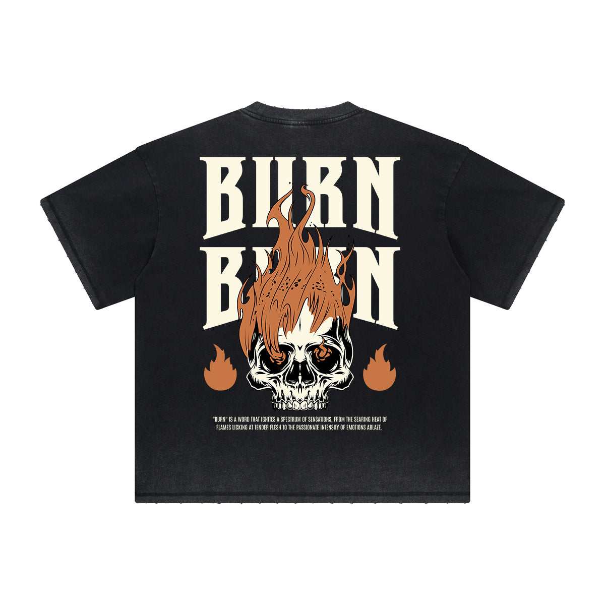 Vintage Frayed Guardian Pattern Tee