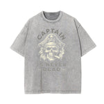 Washed Guardian Graphic Cotton Tee