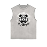 Frayed Edge Guardian Graphic Tank Top