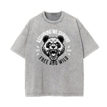 Washed Guardian Graphic Cotton Tee