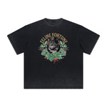 Vintage Frayed Guardian Pattern Tee