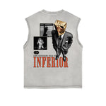 Frayed Edge Guardian Graphic Tank Top