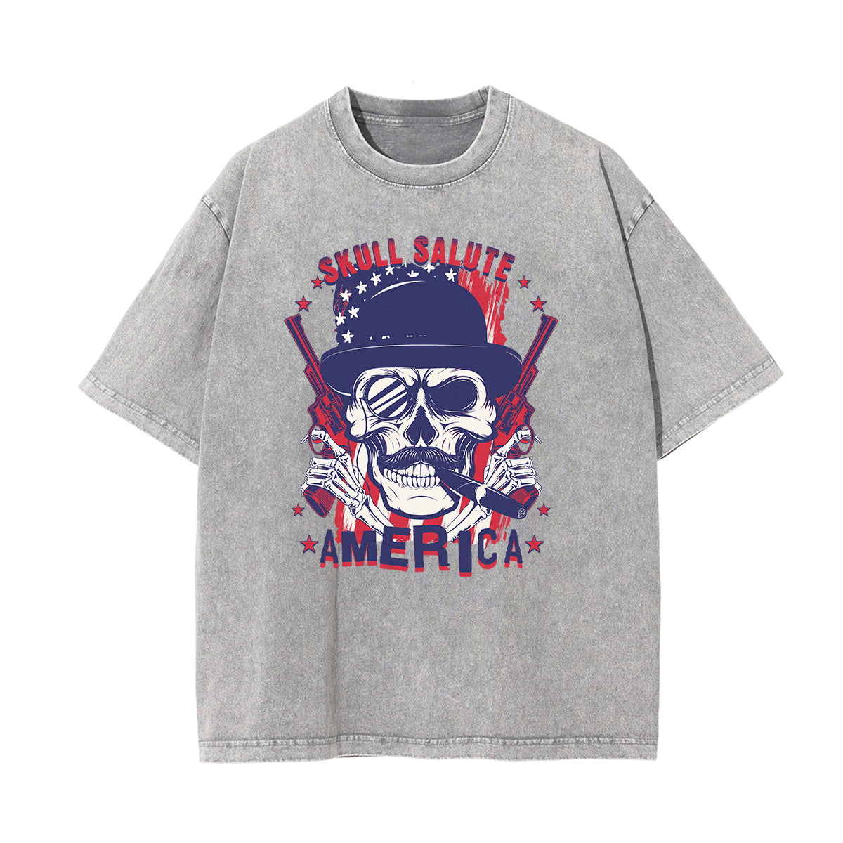 Washed Guardian Graphic Cotton Tee