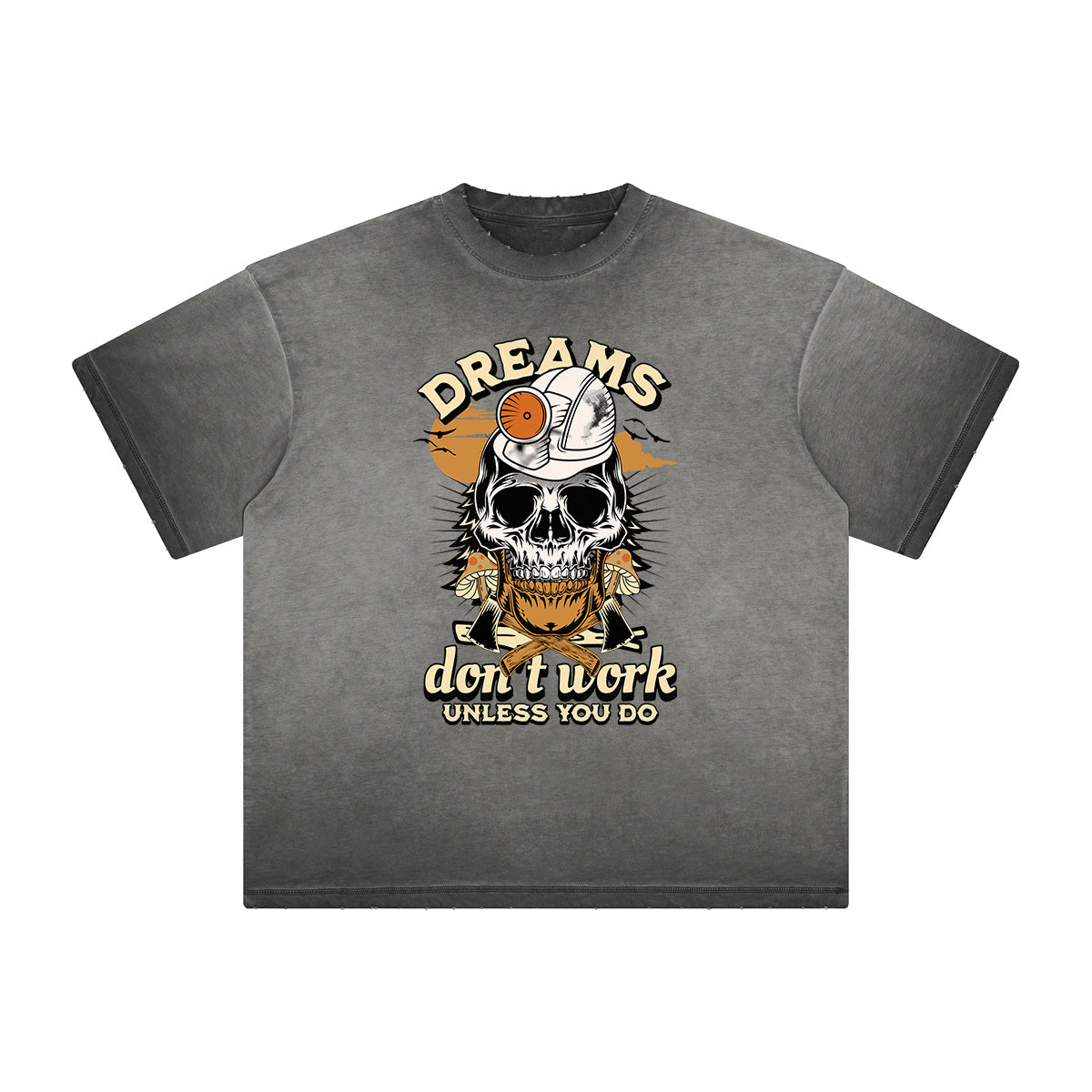 Thick Faded Guardian Graphic T Shirt