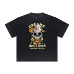 Vintage Frayed Guardian Pattern Tee