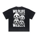 Vintage Frayed Guardian Pattern Tee