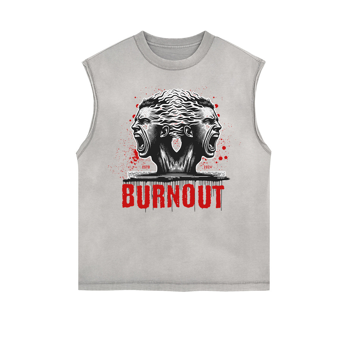 Frayed Edge Guardian Graphic Tank Top
