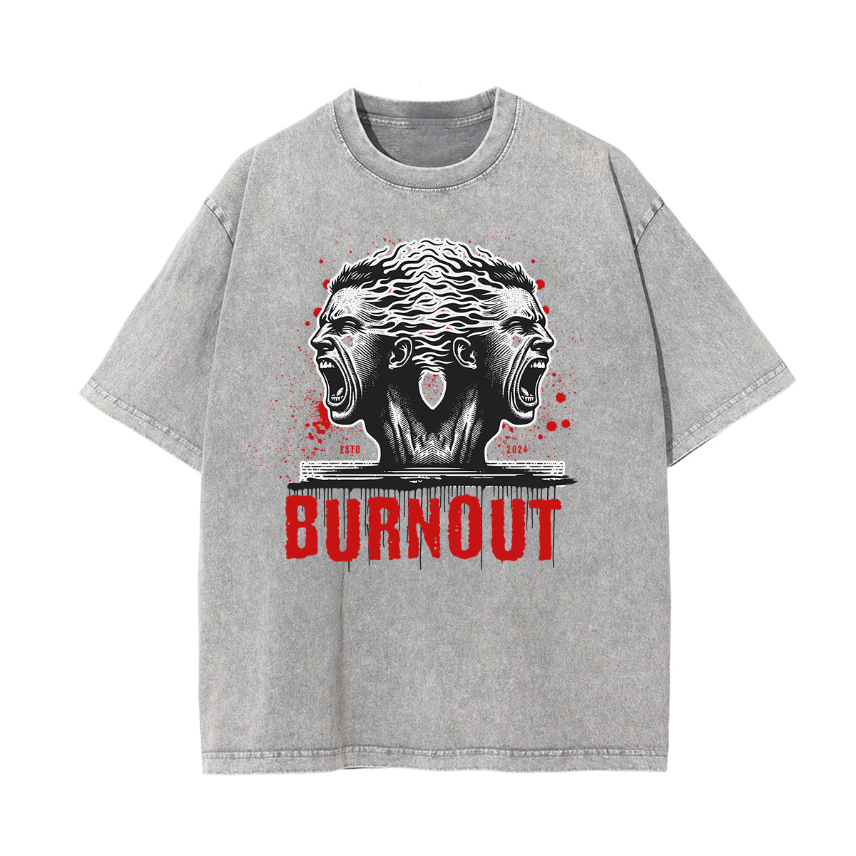 Washed Guardian Graphic Cotton Tee