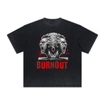 Vintage Frayed Guardian Pattern Tee