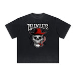 Vintage Frayed Guardian Pattern Tee