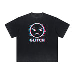 Thick Faded Mask Graphic T Shirt