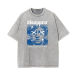 Washed Mask Graphic Cotton Tee