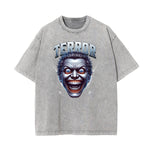 Washed Mask Graphic Cotton Tee