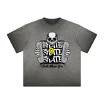 Vintage Frayed Mask Pattern Tee