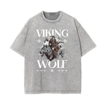 Washed Wolf Graphic Cotton Tee