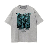 Washed Wolf Graphic Cotton Tee