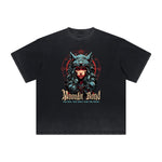 Vintage Frayed Wolf Pattern Tee