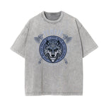 Washed Wolf Graphic Cotton Tee