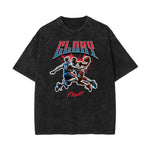 Washed Athletic Graphic Cotton Tee