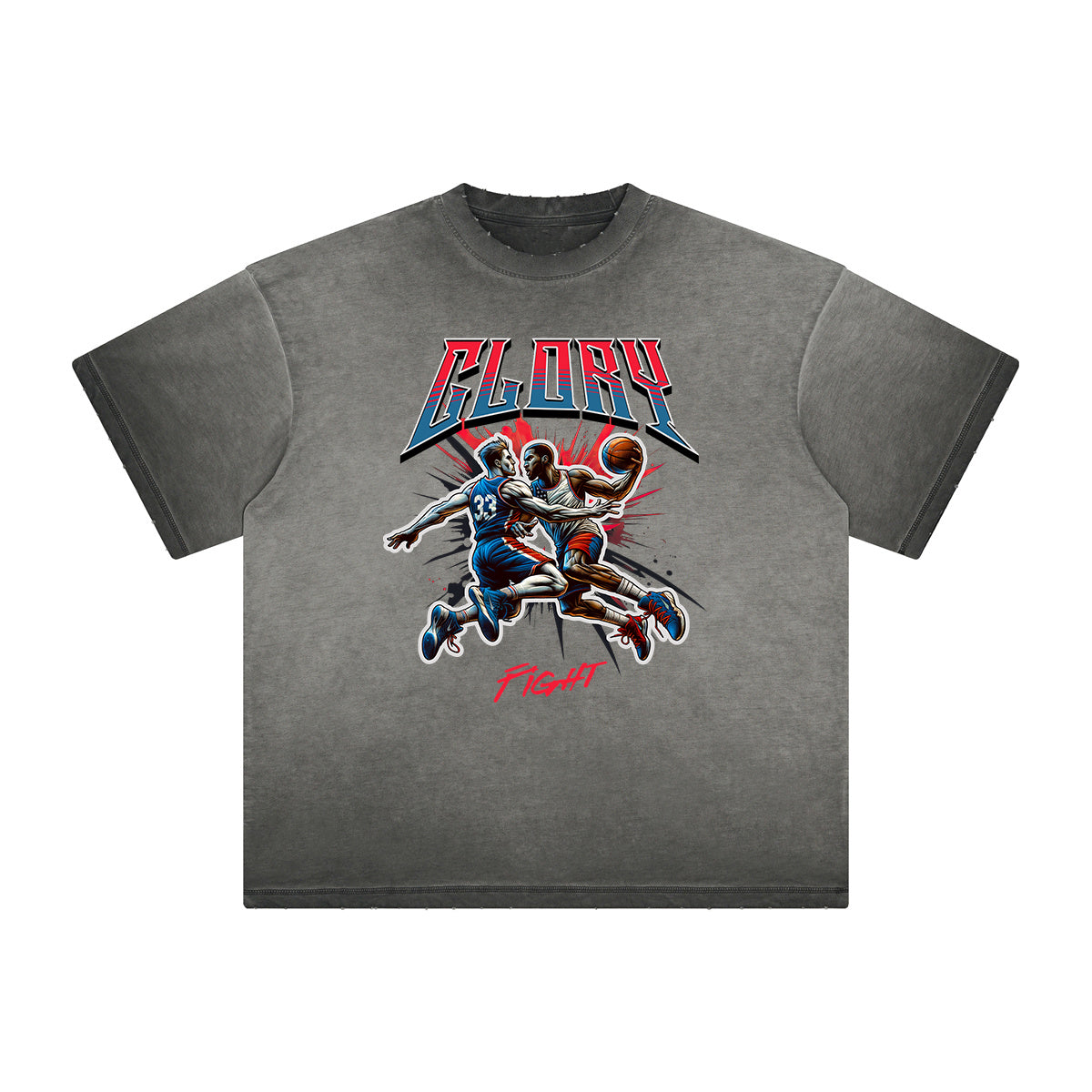 Vintage-Style Sports Graphic Tee