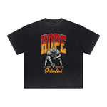 Heavy Fade Basketball Print T-Shirt