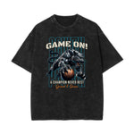 Washed Athletic Graphic Cotton Tee