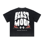 Heavy Fade Basketball Print T-Shirt