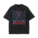 Washed Athletic Graphic Cotton Tee