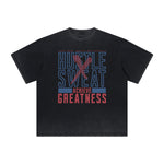 Heavy Fade Basketball Print T-Shirt